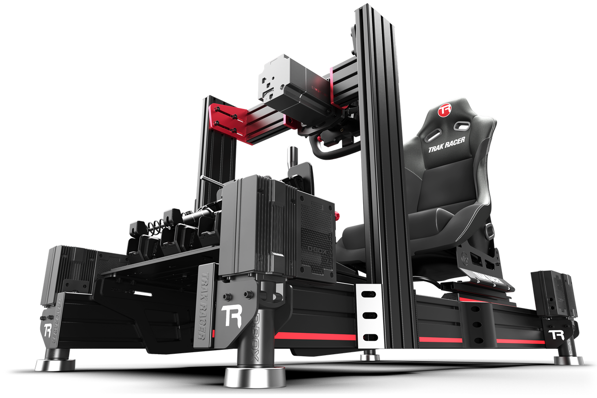 シムレーシングTrak Racer CockpitセットSim Racing TR160 Mk4 Racing Simulator with Set of 4 D-BOX 4250i motion