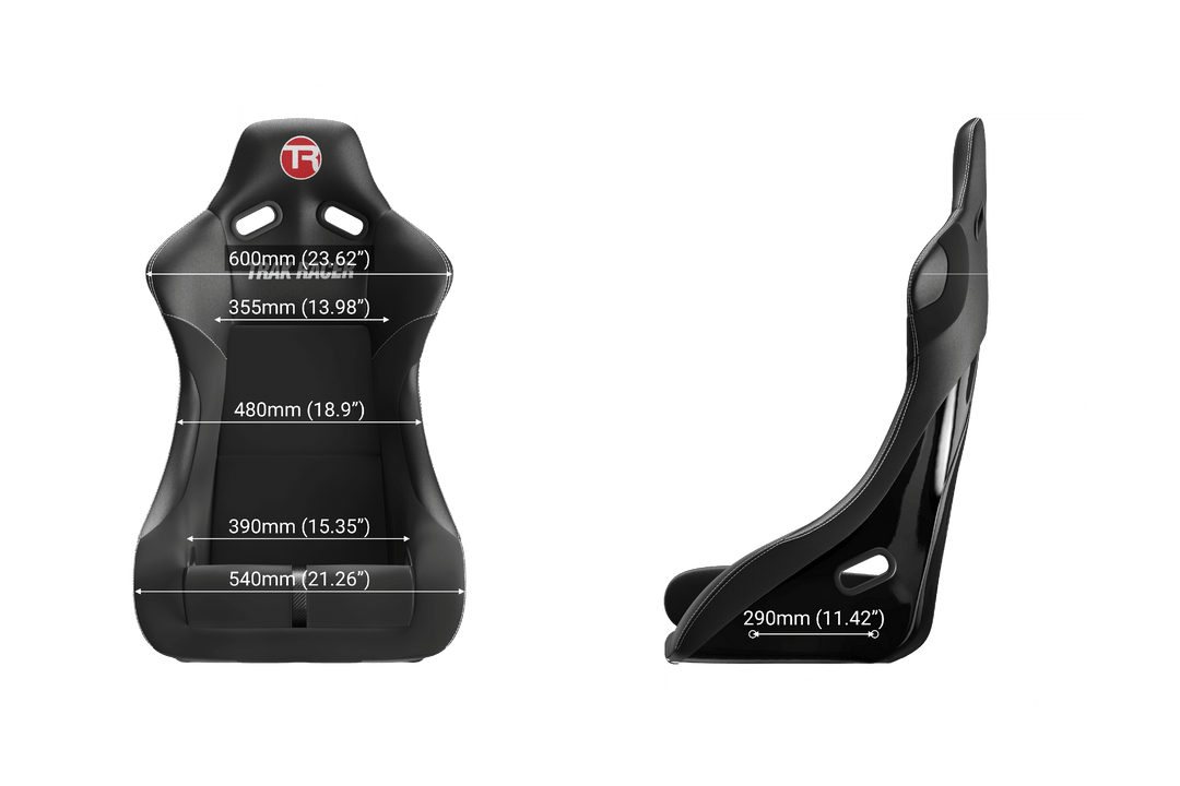 Rally Style Fixed Fiberglass Seat Trak Racer UK