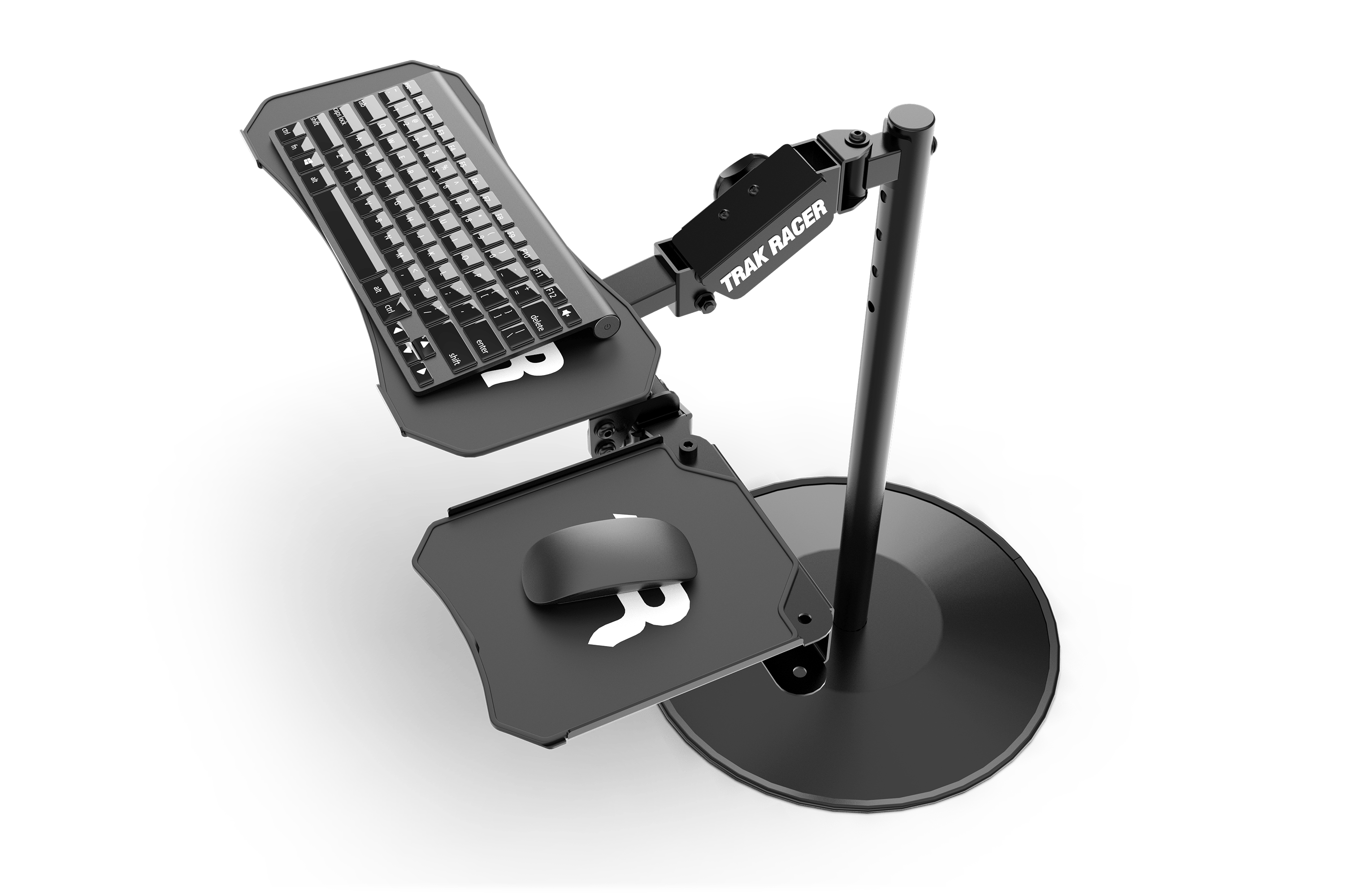Adjustable Free-Standing Keyboard and Mouse Tray – Trak Racer UK