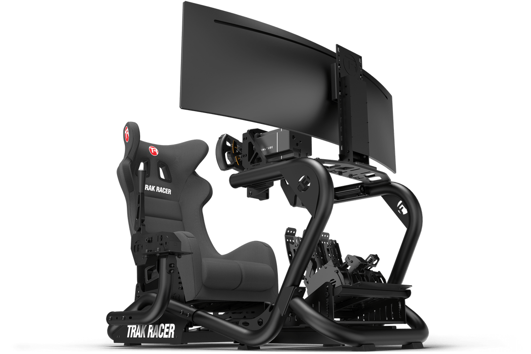 Trak racer rs6 black premium gaming racing simulator race sim seat cockpit sale