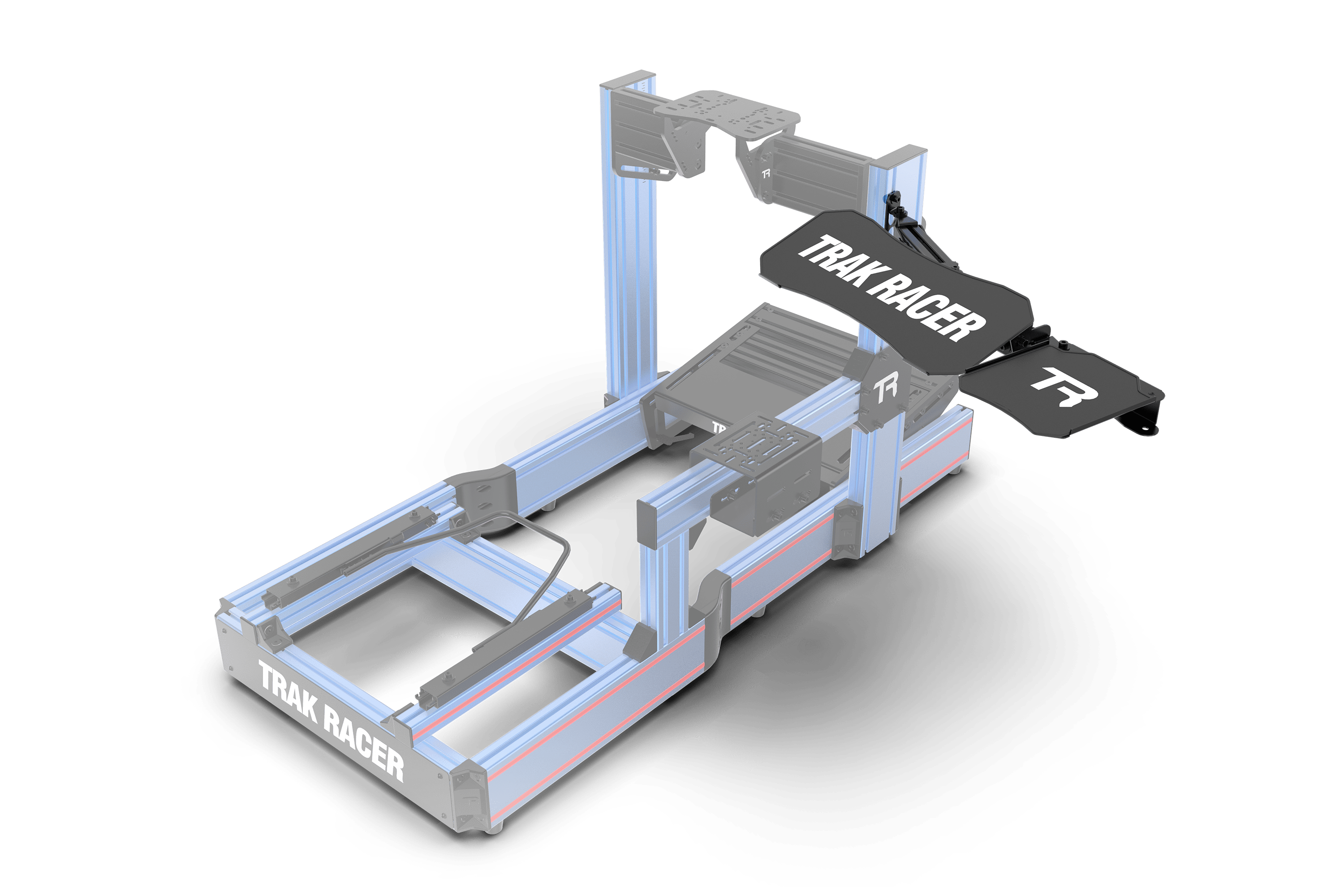Adjustable Keyboard Mouse Tray V2 for Aluminium Cockpits – Trak
